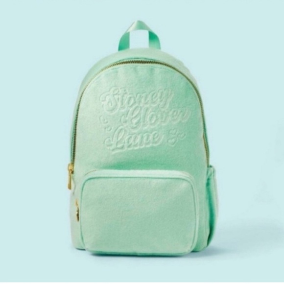 Stoney Clover Lane Handbags - Stoney Clover Lane x Target Teal Terrycloth Backpack